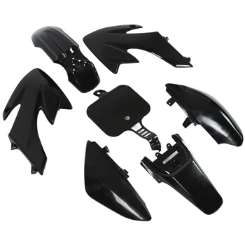 Комплект обтекателей для кузовных работ Обтекатели кузовных деталей черного цвета Износостойкая замена для XR50 CRF50 DIRT BIKE для аксессуаров для мотоциклов