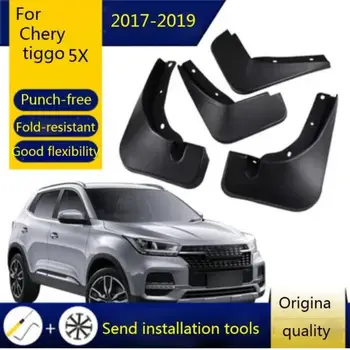Аксессуары для брызговиков переднего заднего крыла автомобиля, 4 штуки для Chery Tiggo 5X 2017 2018 2019 JF