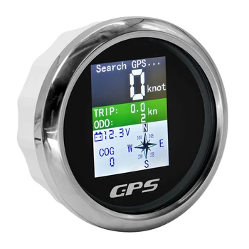 85-миллиметровый умный GPS-спидометр, водонепроницаемый TFT-экран, цифровой тахометр, одометр с GPS-антенной для автомобиля, лодки, мотоцикла