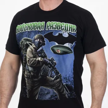 Модная приталенная футболка в стиле милитари из 100% хлопка черного цвета, 100% хлопок.Футболки включают в себя русскую футболку спереди
