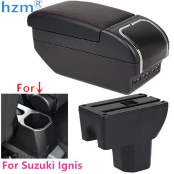 Для Suzuki IGNIS Детали для дооснащения подлокотника Внутренний ящик для хранения 9USB LED Простая установка Автомобильный подлокотник коробка
