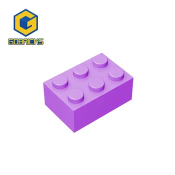 Детали Gobricks MOC Bricks 2 x 3, совместимые с 3002 игрушками, Собирают обучающие строительные блоки.