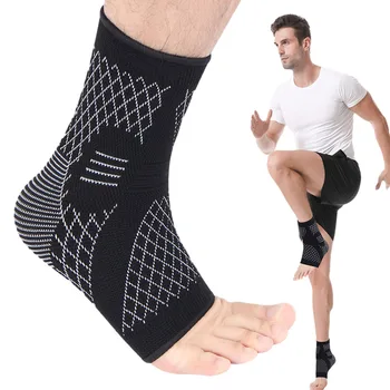 Компрессионный рукав для лодыжек для мужчин и женщин, компрессионный рукав для поддержки лодыжек, компрессионные носки для бега, футбола, волейбола.