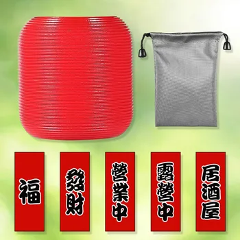 Чехол для кемпингового фонаря в японском стиле с сумкой для хранения, декоративные аксессуары для ML4, винтажный абажур для кемпингового фонаря