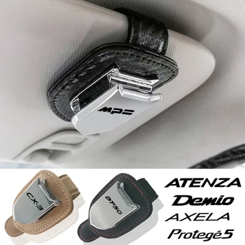 Новый автомобильный чехол для очков, солнцезащитный козырек, зажим для очков Mazda MS MPS ATENZA AXELA BT-50 BIANTE CX-3 DEMIO MX-5 PREMACY PROTEGE5