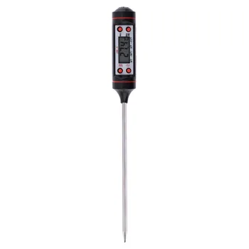 Электронный ЖК-цифровой пищевой термометр, ручка, зонд для мяса, инструмент для отображения температуры