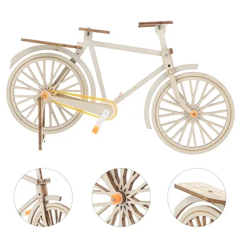 1 Комплект деревянной модели велосипеда для самостоятельной сборки, ретро модель велосипеда 