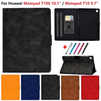 Чехол Funda для Huawei MatePad T10S T 10S Case 10,1 Дюймов AGS3-L09/W09 Подставка TPU Чехол для Huawei MatePad T10 T 10 S Case 9,7 Чехол-ручка