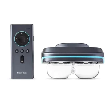 Настройка смарт-очков AR Dream Glass 4K Plus VR Для совместных встреч и работы с возможностью просмотра в формате 2D / 3D / 360 градусов Универсально для Android и IOS