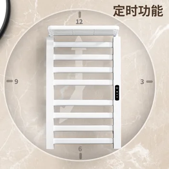 Электрическая вешалка для полотенец Lanbao, нагревательная интеллектуальная сушилка, без перфорации, настенная ванная комната, ванная комната, стерилизация, клещ r