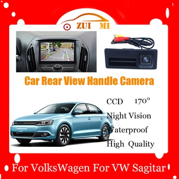 Камера заднего вида заднего вида автомобиля для VolksWagen VW Sagitar 2012 ~ 2014 Водонепроницаемая CCD Full HD Резервная парковочная камера ночного видения