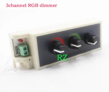 Контроллер RGB DC12-24V 3-канальный контроллер RGB LED dimmer для светодиодной ленты 3528 5050 лучшего качества