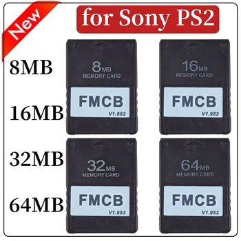 Новый FMCB McBoot Бесплатная Загрузочная карта MC v1.953 для Sony PS2 PS 2 8 МБ/16 МБ/32 МБ/64 МБ Карта памяти Бренд Аксессуаров для игровых консолей