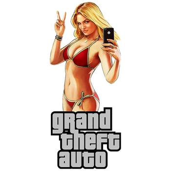 Автомобильная наклейка RuleMylife GTA Grand Theft Auto SAN ANDREAS Логотип Виниловые автомобильные наклейки Автомобильные аксессуары для автомобиля 14см * 8см