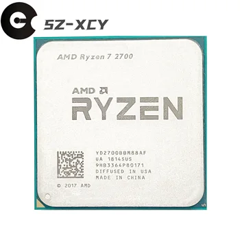 AMD Ryzen 7 2700 R7 2700 3,2 ГГц Восьмиядерный шестнадцатипоточный процессор 16M 65W CPU Процессор YD2700BBM88AF Socket AM4