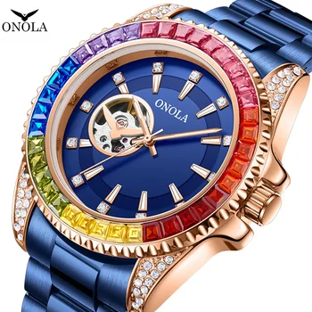 ONOLA 2023 Роскошные Мужские часы Премиум-бренда Business Водонепроницаемые Механические Часы Автоматические Часы Роскошные Часы Tourbillon Watch