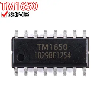 10шт TM1650 SOP-16 LED 1650 SOP TM1651 TM1652 TM1616 TM1812 TM2291 управление приводом