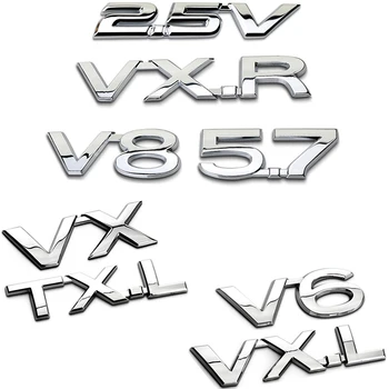 2.5V V6 V8 VX VXR TXL VXL Эмблема Toyota Reiz Land Cruiser Prado Rav4 Tundra Наклейка На Крышку Багажника Смещение Автоаксессуаров