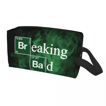Изготовленная на заказ сумка для туалетных принадлежностей Breaking Bad, женский Косметический органайзер для макияжа Heisenberg, женская коробка для хранения косметики Dopp Kit Box